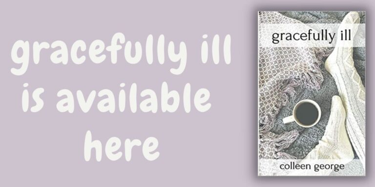 Cover of chronic illness book gracefully ill, light purple background